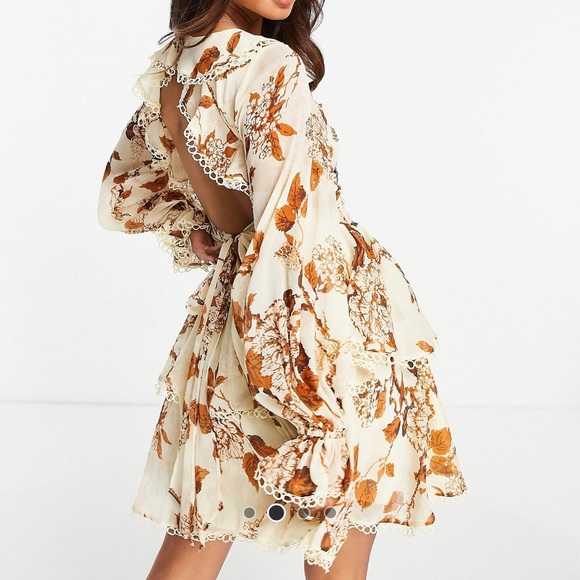 ASOS Fall Mini Dress - Picture 3 of 6
